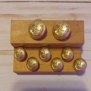 Brass Button Set